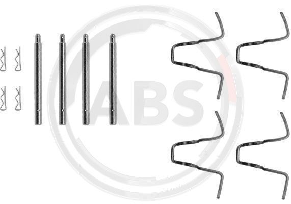 A.B.S. Комплектующие, колодки дискового тормоза 1005Q