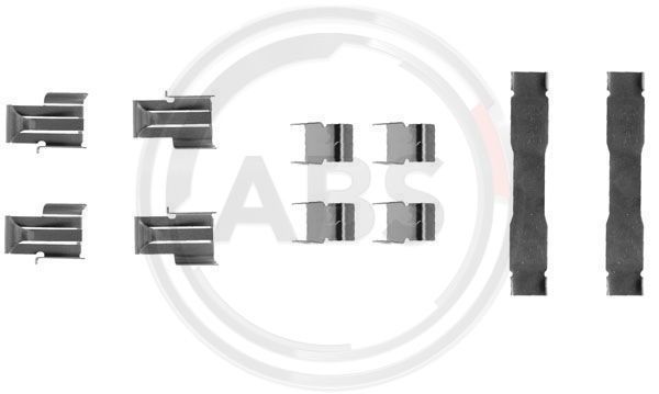 A.B.S. Комплектующие, колодки дискового тормоза 1071Q