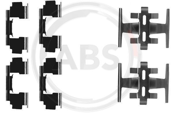 A.B.S. Комплектующие, колодки дискового тормоза 1088Q