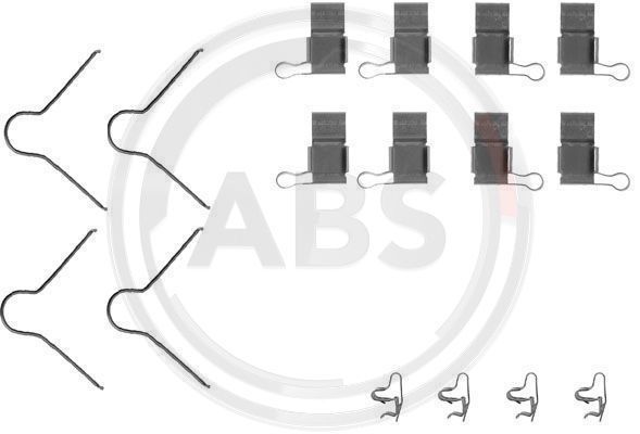 A.B.S. Комплектующие, колодки дискового тормоза 1089Q
