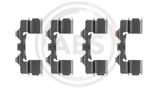 A.B.S. Комплектующие, колодки дискового тормоза 1104Q