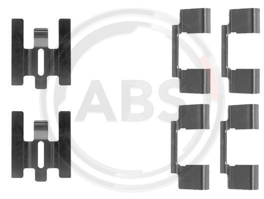 A.B.S. Комплектующие, колодки дискового тормоза 1160Q