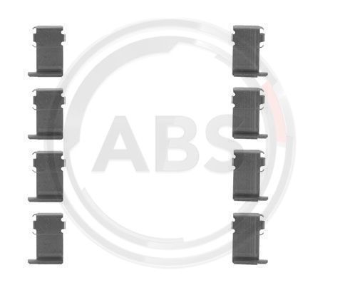 A.B.S. Комплектующие, колодки дискового тормоза 1162Q