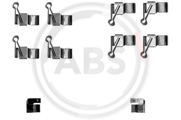 A.B.S. Комплектующие, колодки дискового тормоза 1238Q