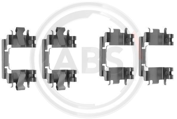 A.B.S. Комплектующие, колодки дискового тормоза 1257Q