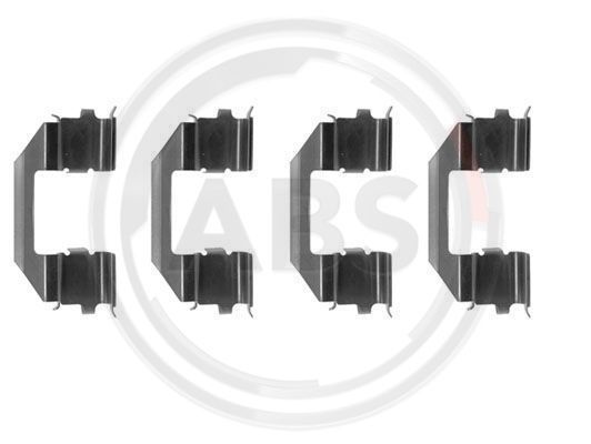A.B.S. Комплектующие, колодки дискового тормоза 1258Q
