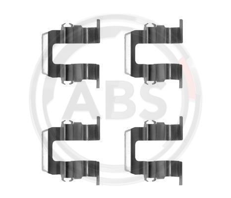 A.B.S. Комплектующие, колодки дискового тормоза 1259Q
