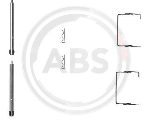 A.B.S. Комплектующие, колодки дискового тормоза 1267Q