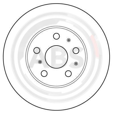 A.B.S. Bremžu diski 16021
