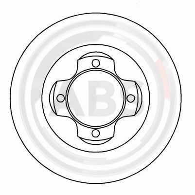 A.B.S. Тормозной диск 16056