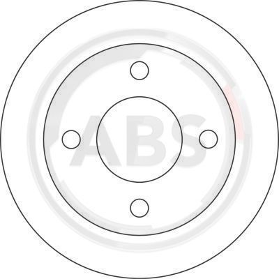 A.B.S. Bremžu diski 16065