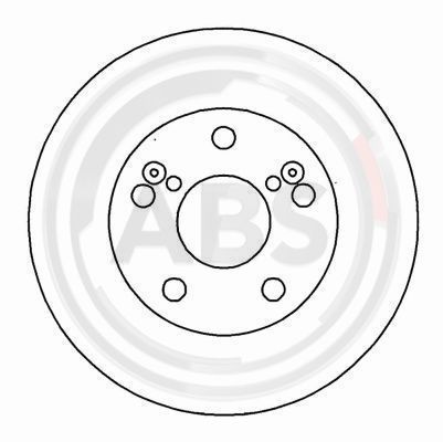 A.B.S. Bremžu diski 16158