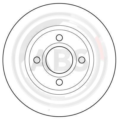 A.B.S. Bremžu diski 16228