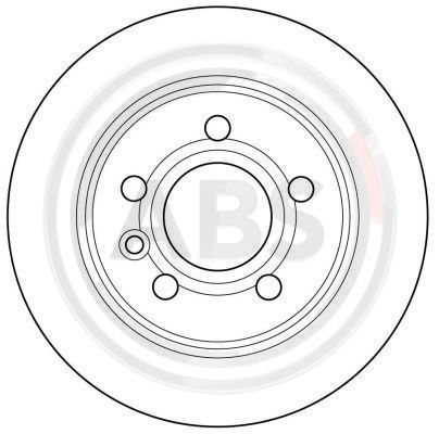 A.B.S. Bremžu diski 16298