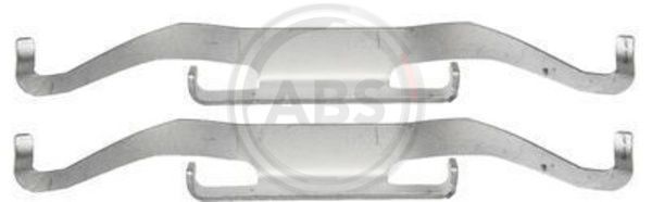 A.B.S. Комплектующие, колодки дискового тормоза 1681Q