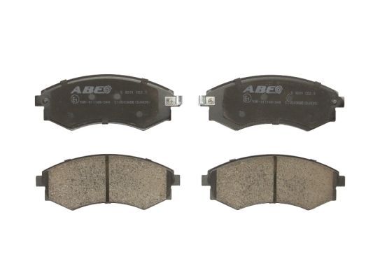 ABE Комплект тормозных колодок, дисковый тормоз C10503ABE