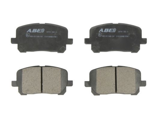 ABE Комплект тормозных колодок, дисковый тормоз C12102ABE