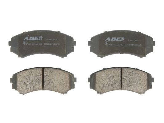 ABE Комплект тормозных колодок, дисковый тормоз C15040ABE