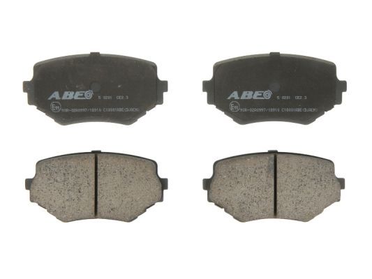 ABE Комплект тормозных колодок, дисковый тормоз C18001ABE