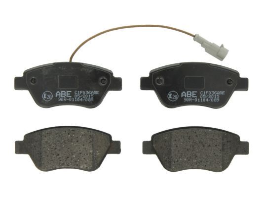 ABE Комплект тормозных колодок, дисковый тормоз C1F036ABE