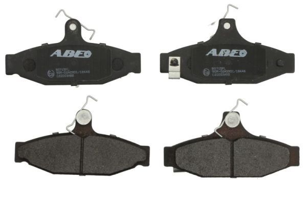 ABE Комплект тормозных колодок, дисковый тормоз C20003ABE