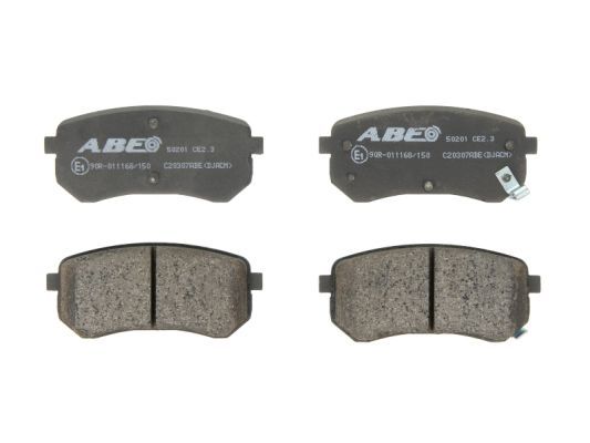 ABE Комплект тормозных колодок, дисковый тормоз C20307ABE