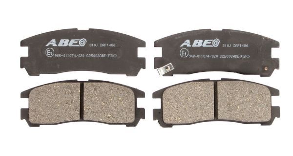 ABE Комплект тормозных колодок, дисковый тормоз C25003ABE