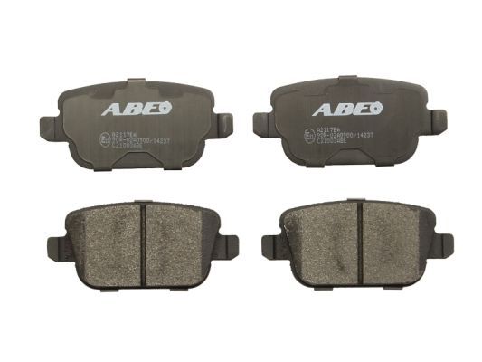 ABE Комплект тормозных колодок, дисковый тормоз C2I003ABE
