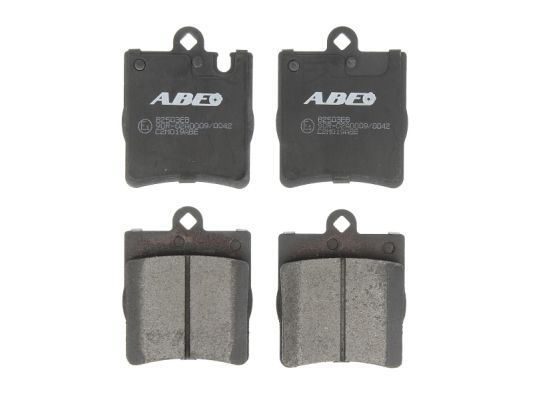 ABE Комплект тормозных колодок, дисковый тормоз C2M019ABE