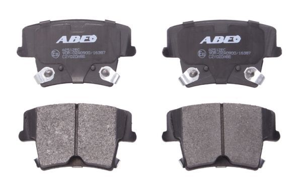 ABE Комплект тормозных колодок, дисковый тормоз C2Y020ABE