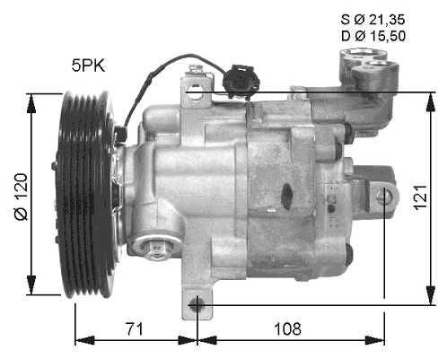 ACR Kompresors, Gaisa kond. sistēma 134528