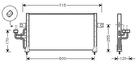 ACR Конденсатор, кондиционер 300114