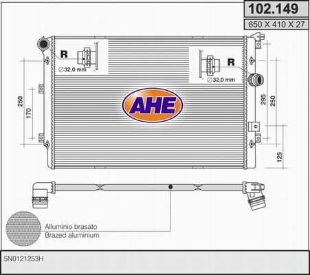 AHE Radiators, Motora dzesēšanas sistēma 102.149