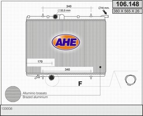 AHE Radiators, Motora dzesēšanas sistēma 106.148