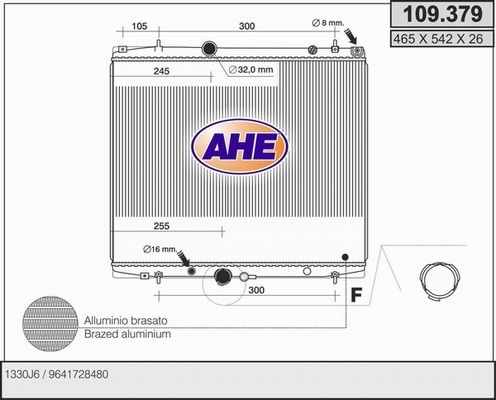 AHE Radiators, Motora dzesēšanas sistēma 109.379