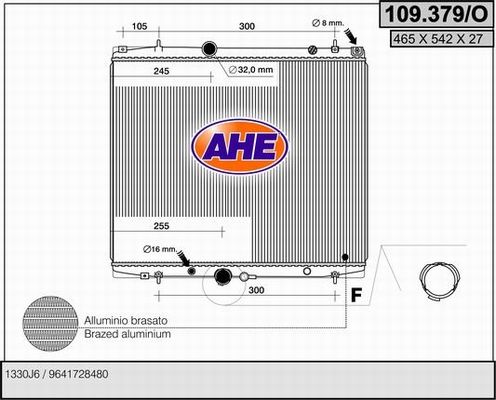 AHE Radiators, Motora dzesēšanas sistēma 109.379/O