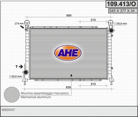 AHE Radiators, Motora dzesēšanas sistēma 109.413/O