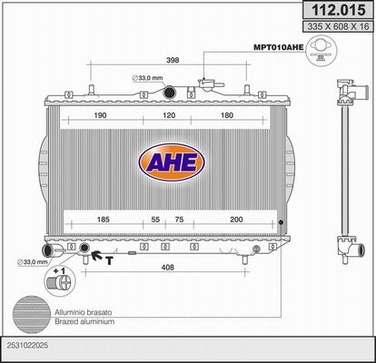 AHE Radiators, Motora dzesēšanas sistēma 112.015