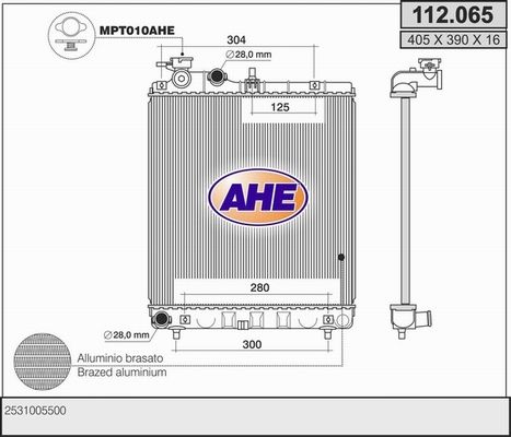 AHE Radiators, Motora dzesēšanas sistēma 112.065