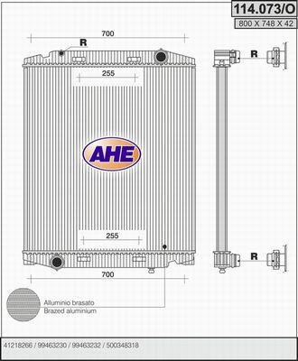 AHE Radiators, Motora dzesēšanas sistēma 114.073/O