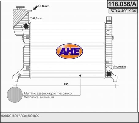 AHE Radiators, Motora dzesēšanas sistēma 118.056/A