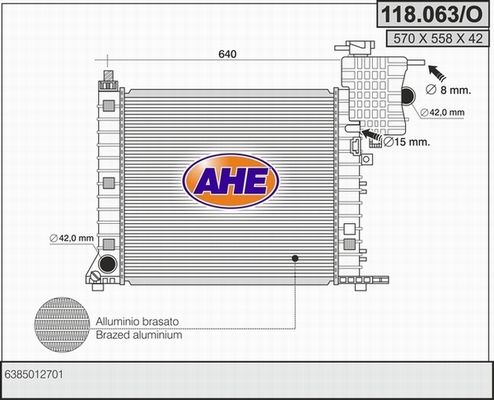AHE Radiators, Motora dzesēšanas sistēma 118.063/O