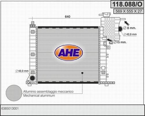 AHE Radiators, Motora dzesēšanas sistēma 118.088/O