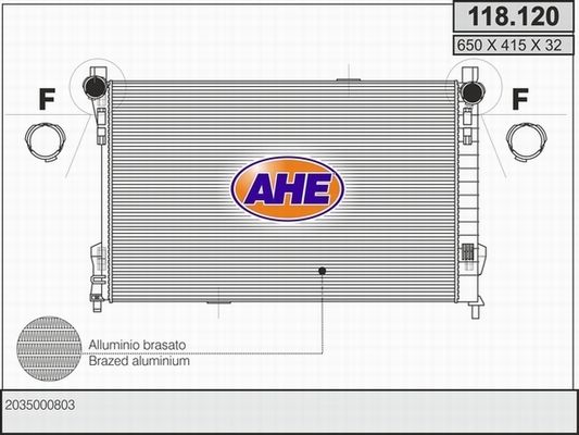 AHE Radiators, Motora dzesēšanas sistēma 118.120