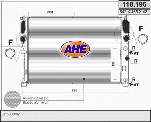 AHE Radiators, Motora dzesēšanas sistēma 118.196
