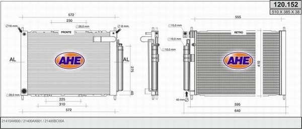 AHE Radiators, Motora dzesēšanas sistēma 120.152
