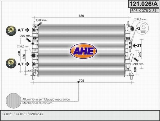 AHE Radiators, Motora dzesēšanas sistēma 121.026/A