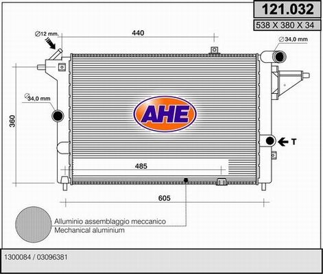 AHE Radiators, Motora dzesēšanas sistēma 121.032