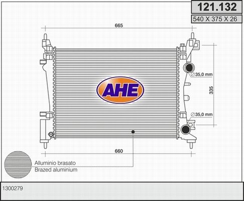 AHE Radiators, Motora dzesēšanas sistēma 121.132