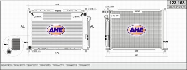 AHE Radiators, Motora dzesēšanas sistēma 123.163